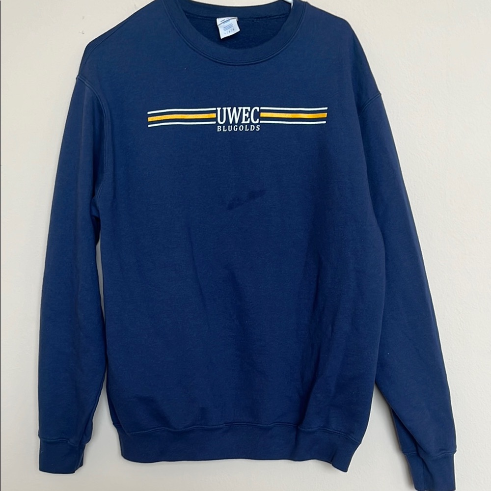 UWEC Blugolds Navy Blue Sweater